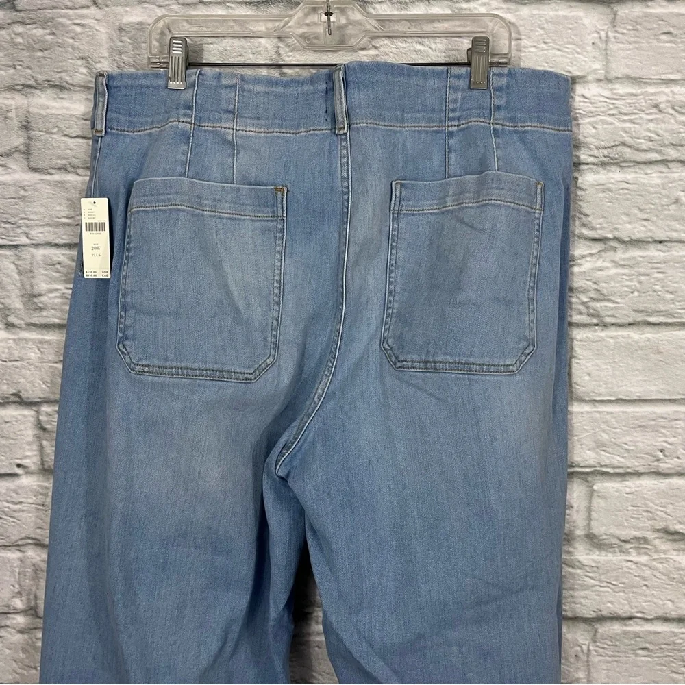 NWT Anthropologie 20W The Colette Crop High-Rise Wide-Leg Jeans by Maeve - Picture 11 of 16